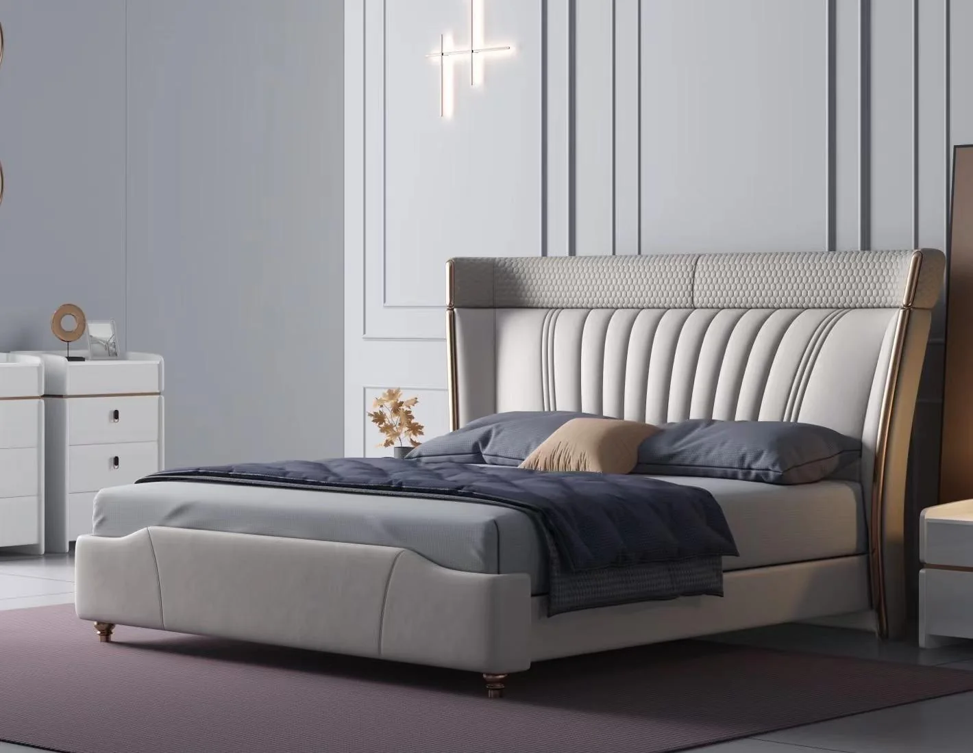 Кровать D3207 из каталога поставщика QAWION