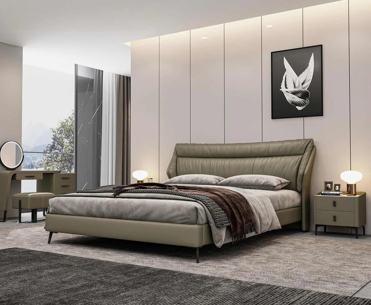 Кровать S115 из каталога поставщика QAWION