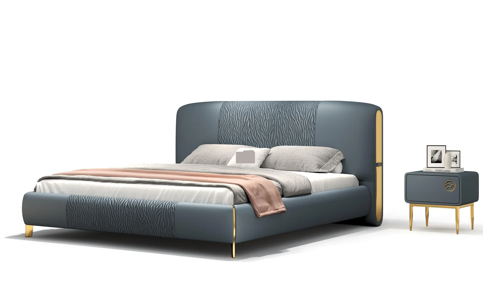Кровать S261 · 格兰德床 из каталога поставщика QAWION