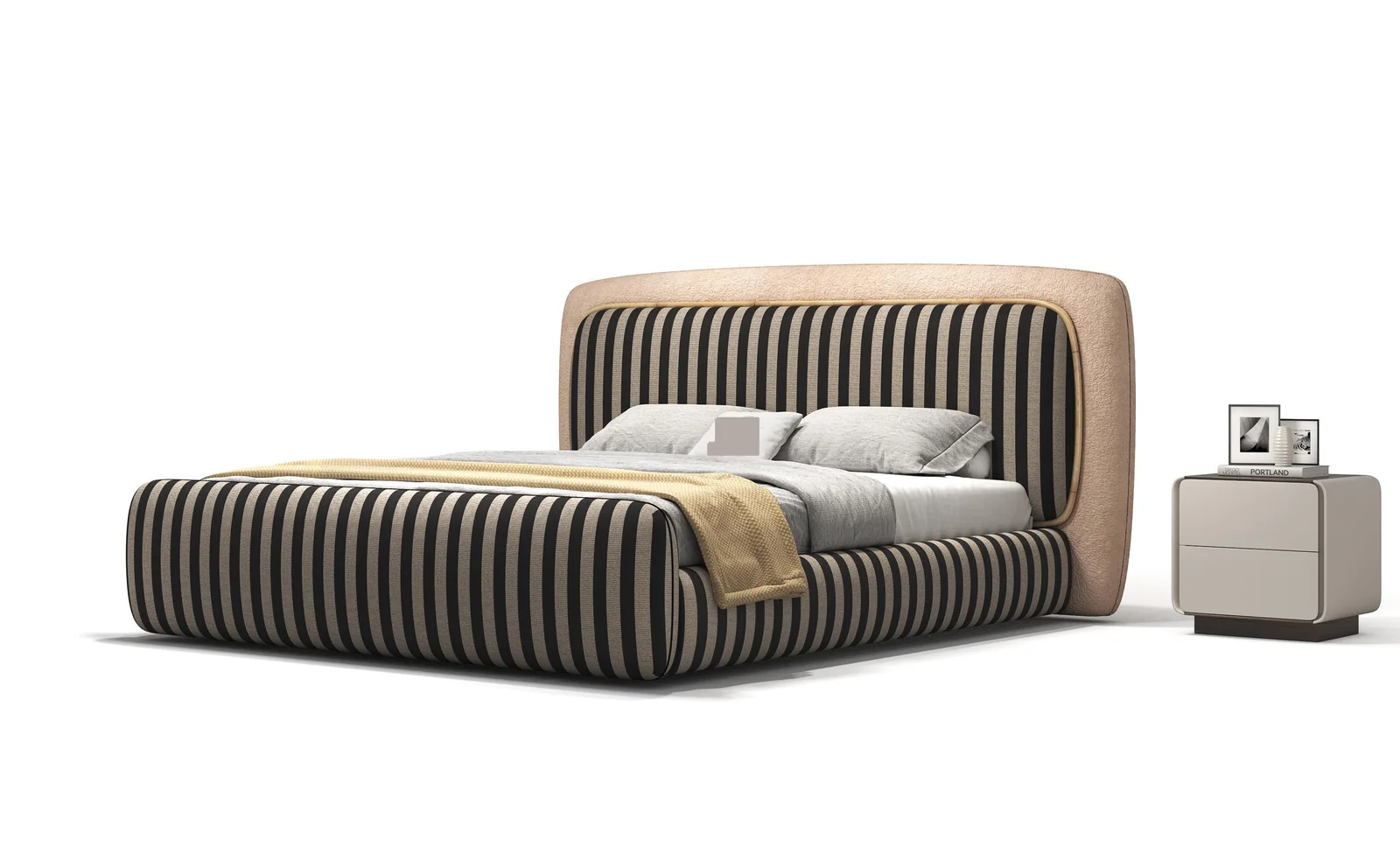 Кровать S265 · 芬迪床 из каталога поставщика QAWION